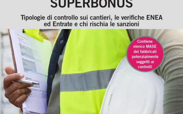 Superbonus e Bonus Barriere spalmati in dieci rate