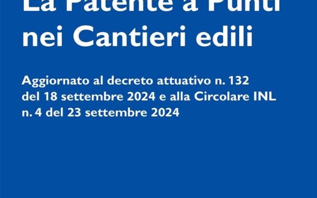 Esonero patente a punti cantieri: chi sono i soggetti esclusi